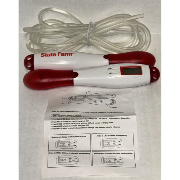 Advertising State Farm Insurance Digital Jumprope - Giveaways New In Package - Picture 1 of 5